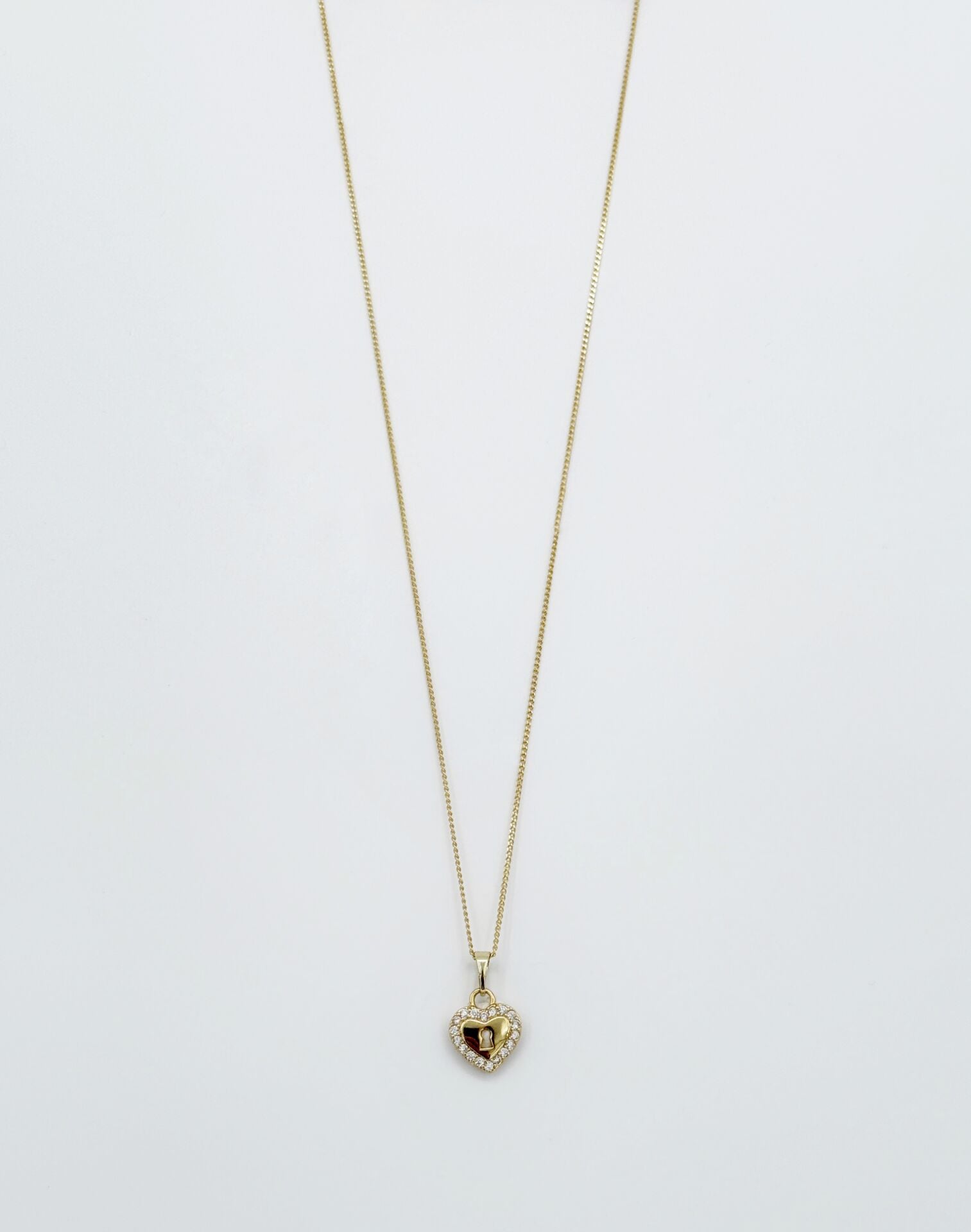 14K Gold Plated Kalbimin Anahtarı Kolye