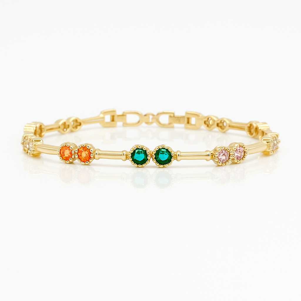 14K Gold Plated Medis Bileklik