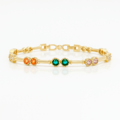 14K Gold Plated Medis Bileklik