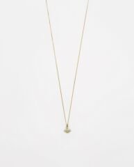 14K Gold Plated Mini Göz Kolye