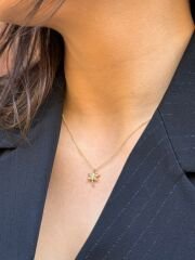 14K Gold Plated Mini Yusufçuk Kolye