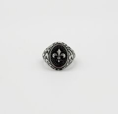 SİLVER 925 FLEUR DE LİS FİGÜRLÜ YÜZÜK 112578