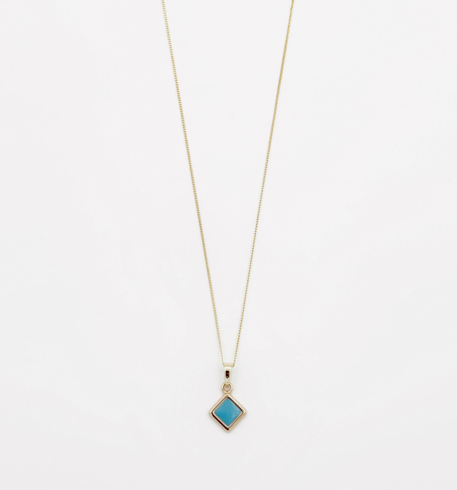14K Gold Plated Blu Bonne Kolye
