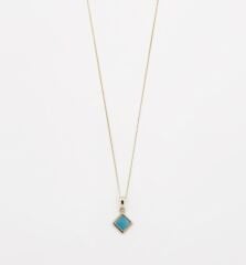 14K Gold Plated Blu Bonne Kolye