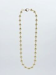 14K Gold Plated Bubble Kolye