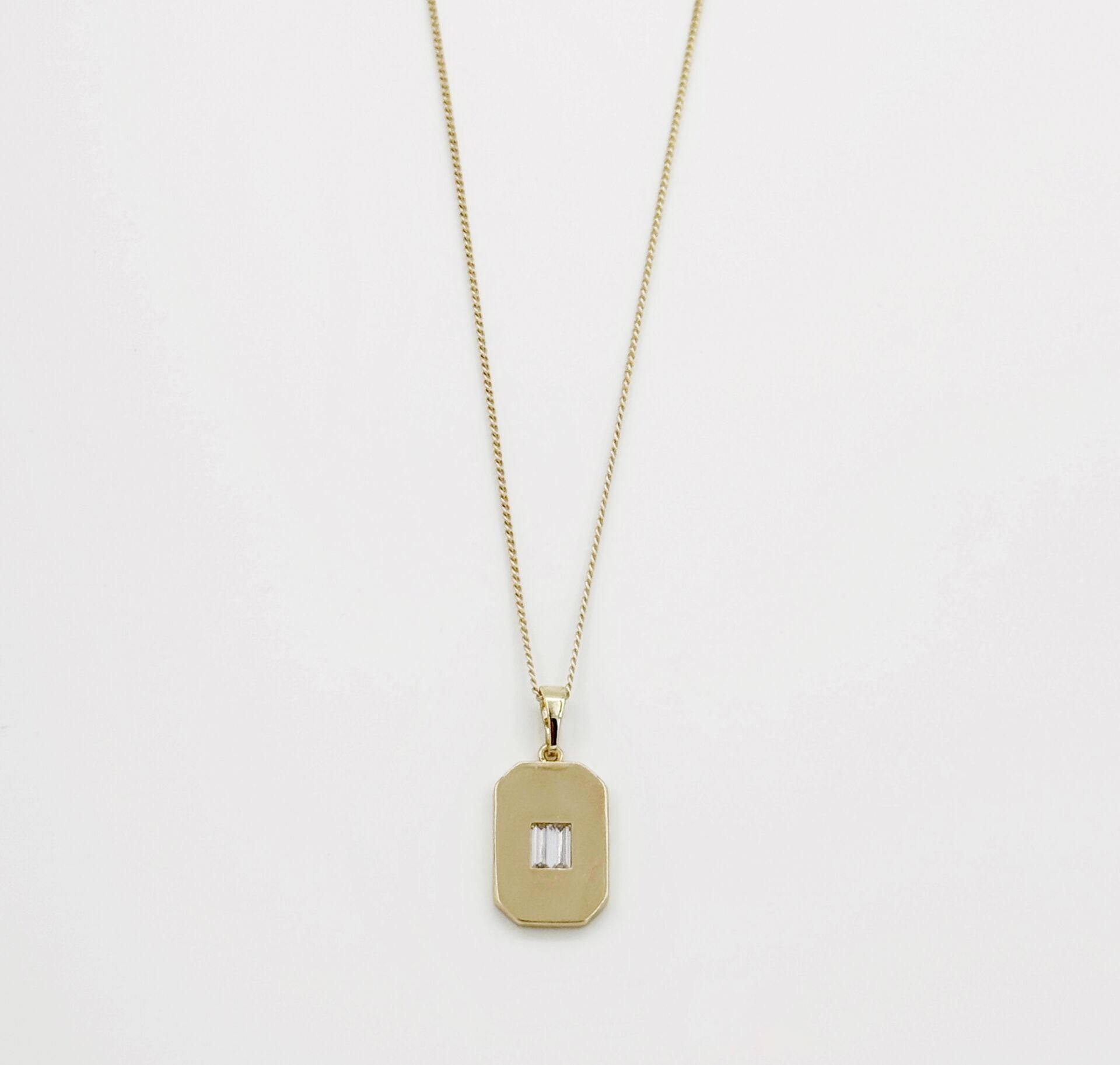 14K Gold Plated Moderno Kolye