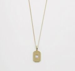 14K Gold Plated Moderno Kolye