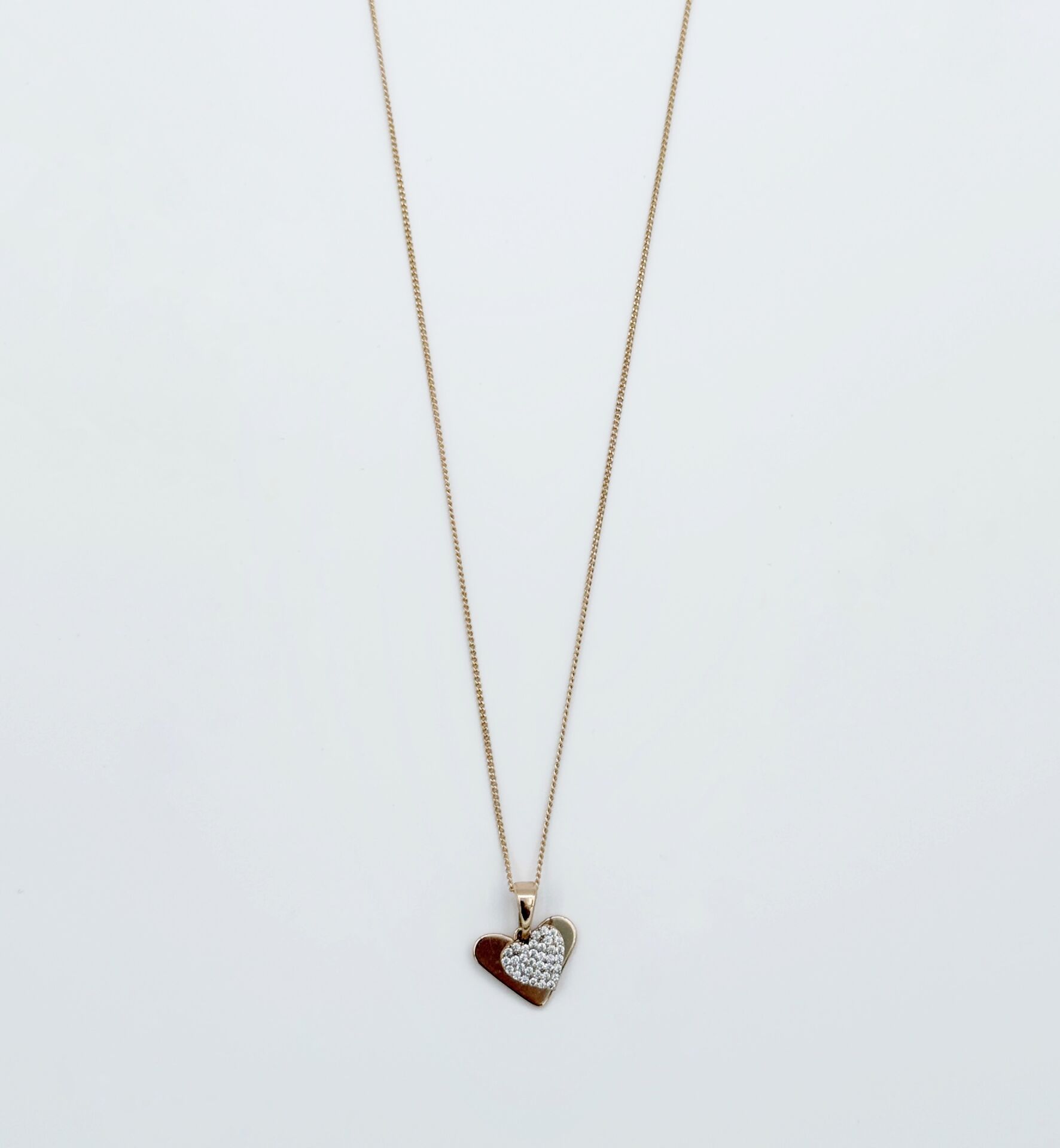 18K Rose Gold Plated Twins Love Kolye