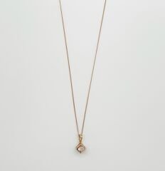 18K Rose Gold Plated Magic Sphere Kolye