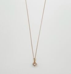 18K Rose Gold Plated Magic Sphere Kolye