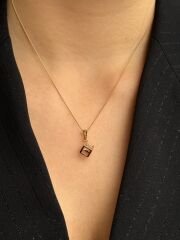 18K Rose Gold Plated Magic Sphere Kolye