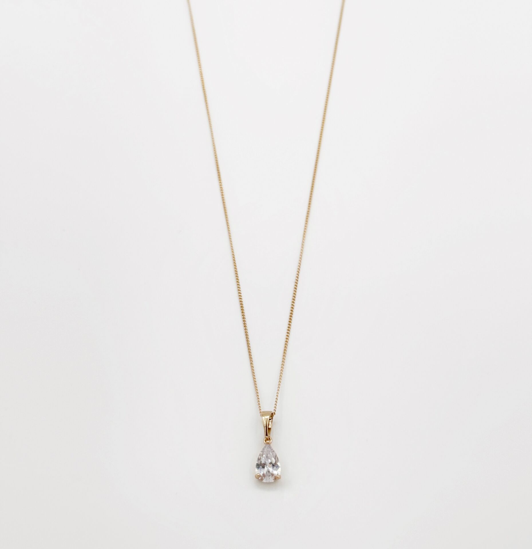 18K Rose Gold Plated Damla Kolye