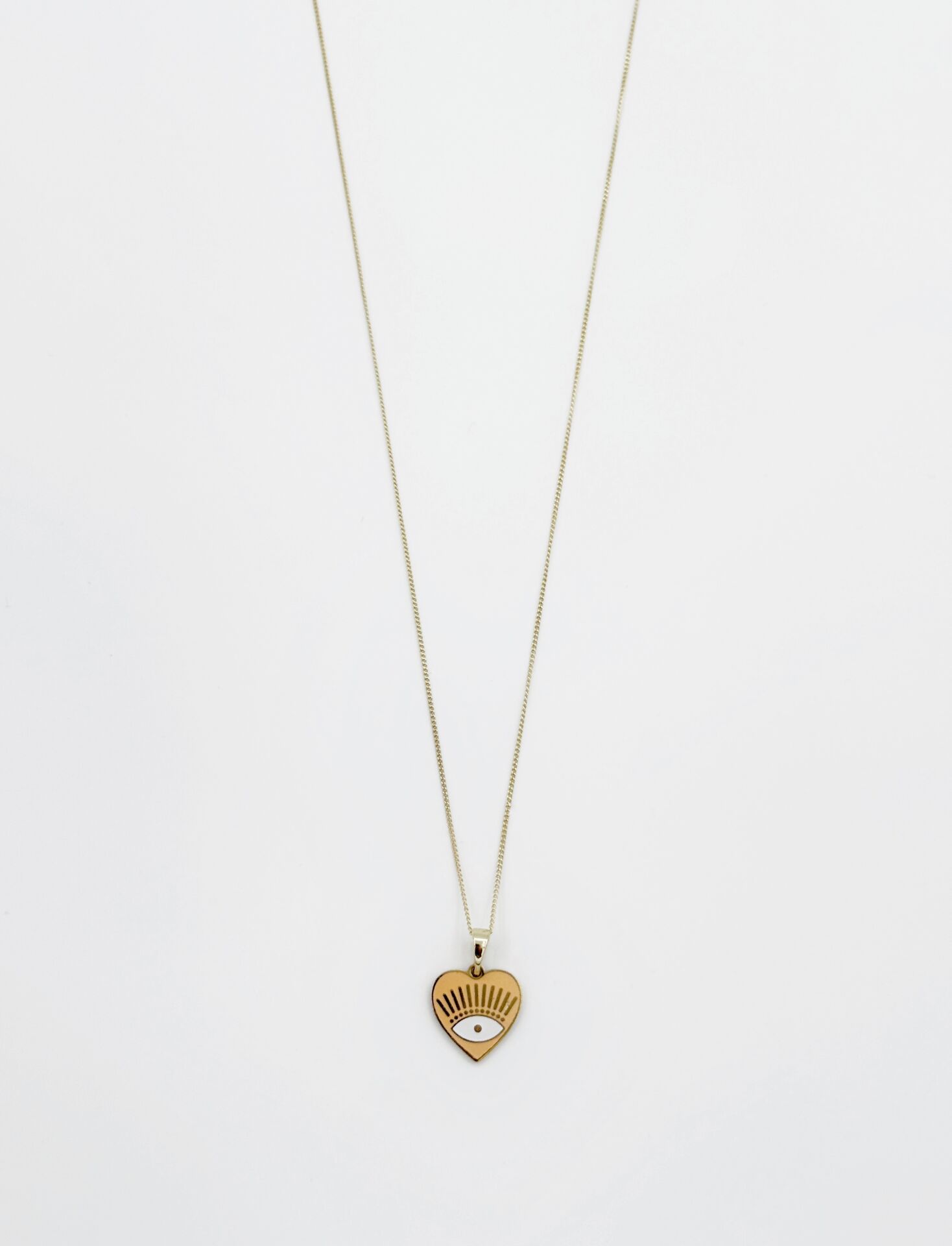 14K Gold Plated Orange Love Kolye