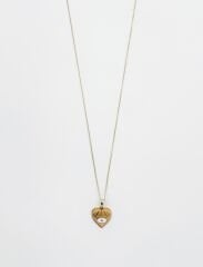 14K Gold Plated Orange Love Kolye
