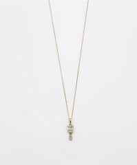 14K Gold Plated Baget Kolye