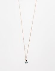 18K Rose Gold Plated Mini Cherry Kolye