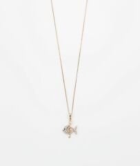 18K Rose Gold Plated Melody Fish Kolye