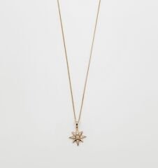 18K Rose Gold Plated Sirius Kolye