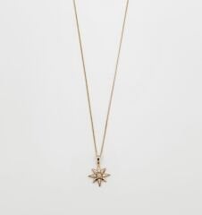 18K Rose Gold Plated Sirius Kolye