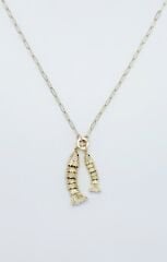 14K Gold Plated Lucky Fish Kolye