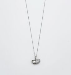 White Gold Plated Pearl Dream Kolye