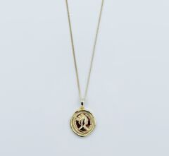 14K Gold Plated Elizabeth Kolye