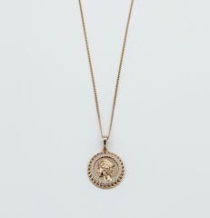 18K Rose Gold Plated Elizabeth Kolye