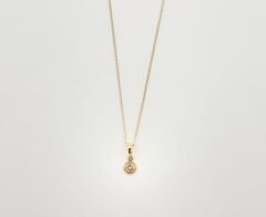 14K Gold Plated Minimal Classic Kolye