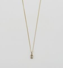 14K Gold Plated Dia Baget Kolye