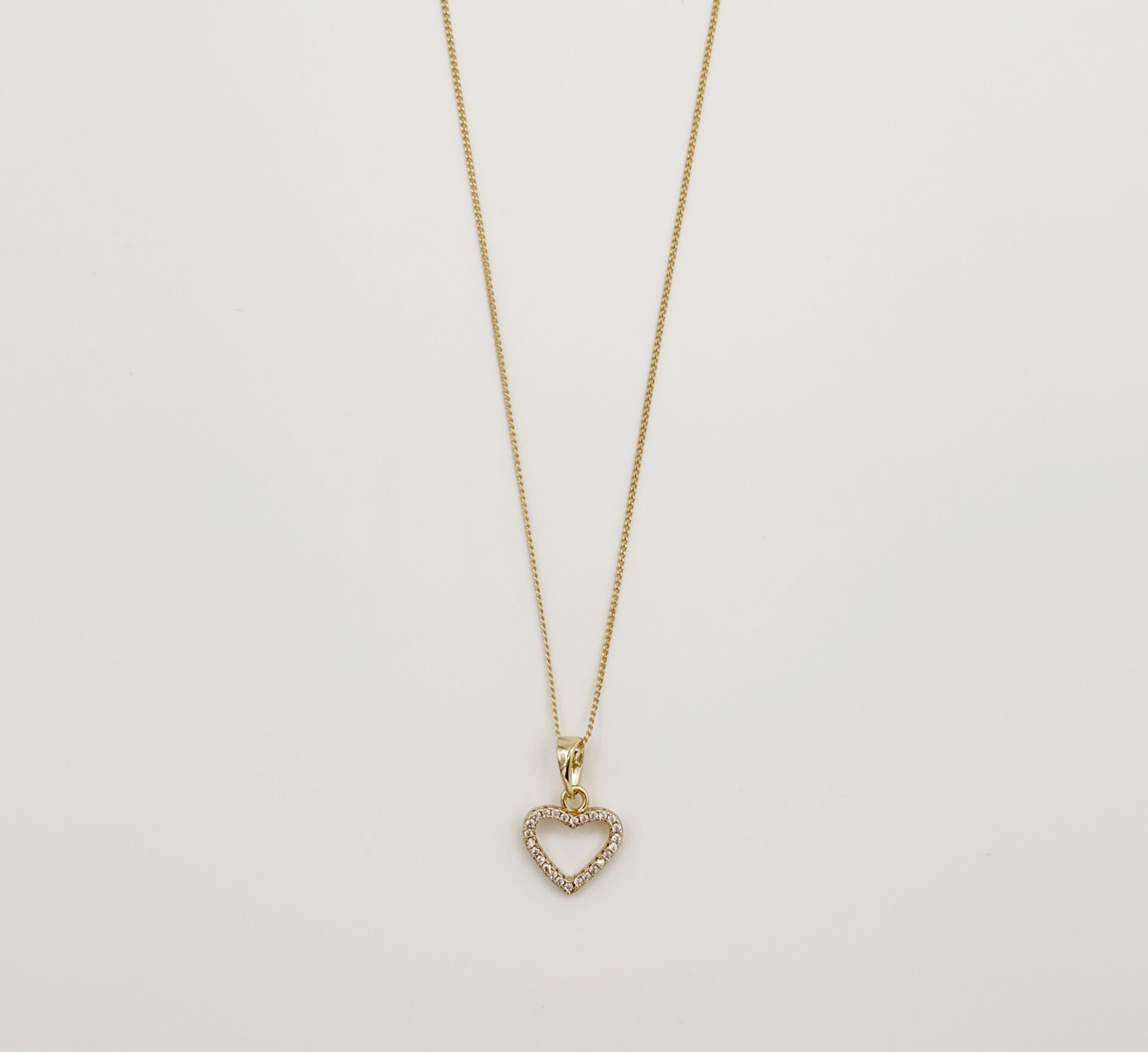 14K Gold Plated Amore Kolye