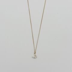 14K Gold Plated Smallest Butterfly Kolye