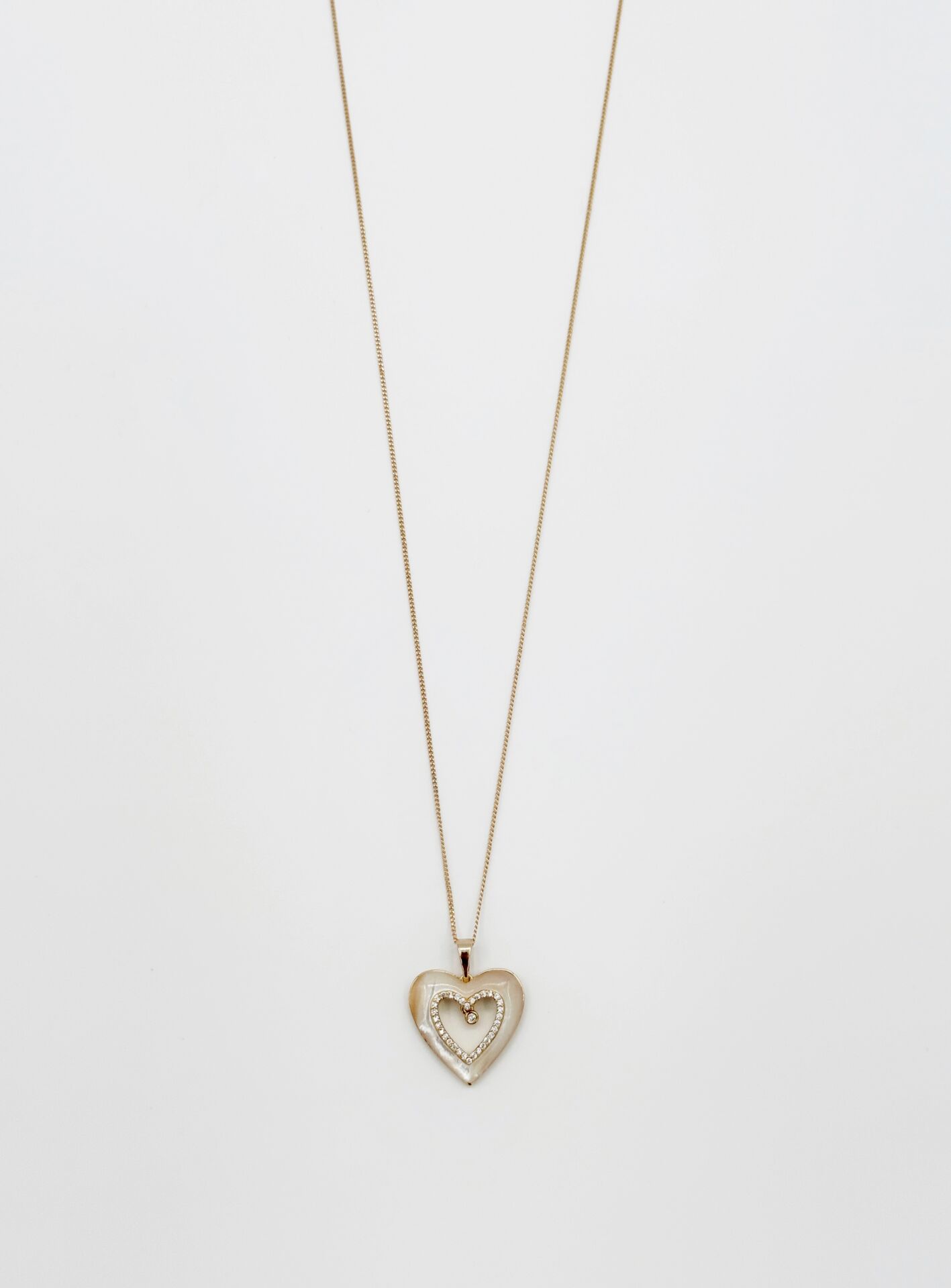 18K Rose Gold Plated Amour Kolye