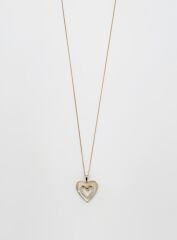 18K Rose Gold Plated Amour Kolye
