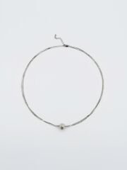 White Gold Plated Roles Kolye