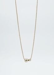 14K Gold Plated Dia Ball Kolye