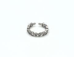 White Gold Plated Artline Yüzük