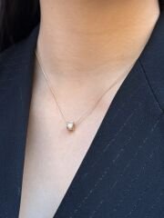 18K Rose Gold Plated Roller Kolye