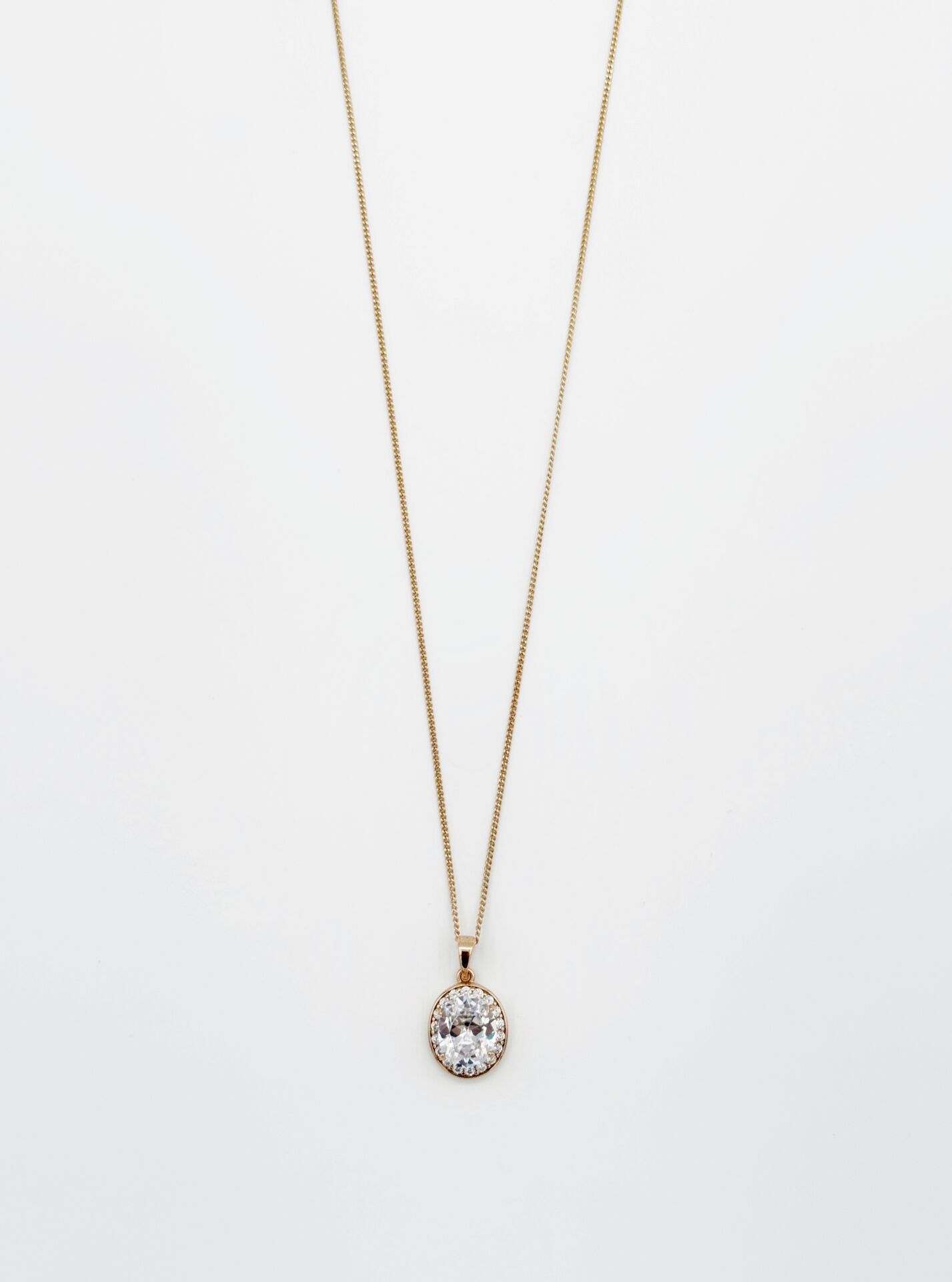 18K Rose Gold Plated White Queen Kolye