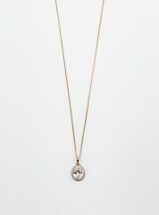 18K Rose Gold Plated White Queen Kolye