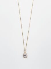 18K Rose Gold Plated White Queen Kolye