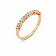 18K Rose Gold Plated Lumira Yüzük