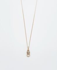 18K Rose Gold Tiger Kolye