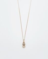 18K Rose Gold Tiger Kolye