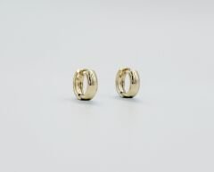 14K Gold Plated Epais Mini Hoop Küpe