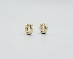 14K Gold Plated Epais Mini Hoop Küpe