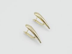 14K Gold Plated Zeus Stud Küpe
