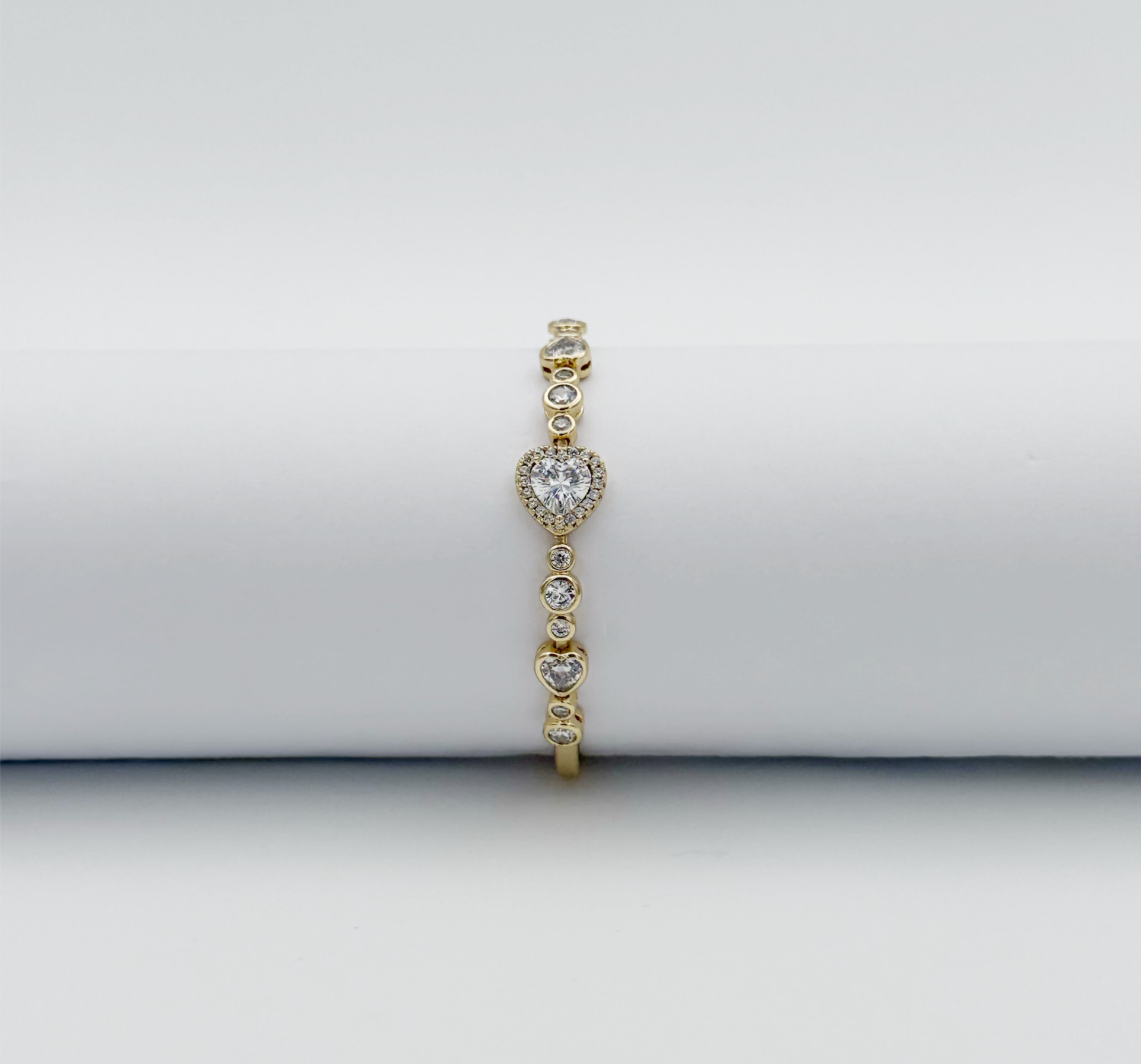 14K Gold Plated Amore Bileklik