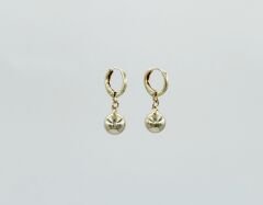 14K Gold Plated Bold Drop Küpe