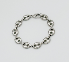 White Gold Plated Gemici Düğüm Bileklik