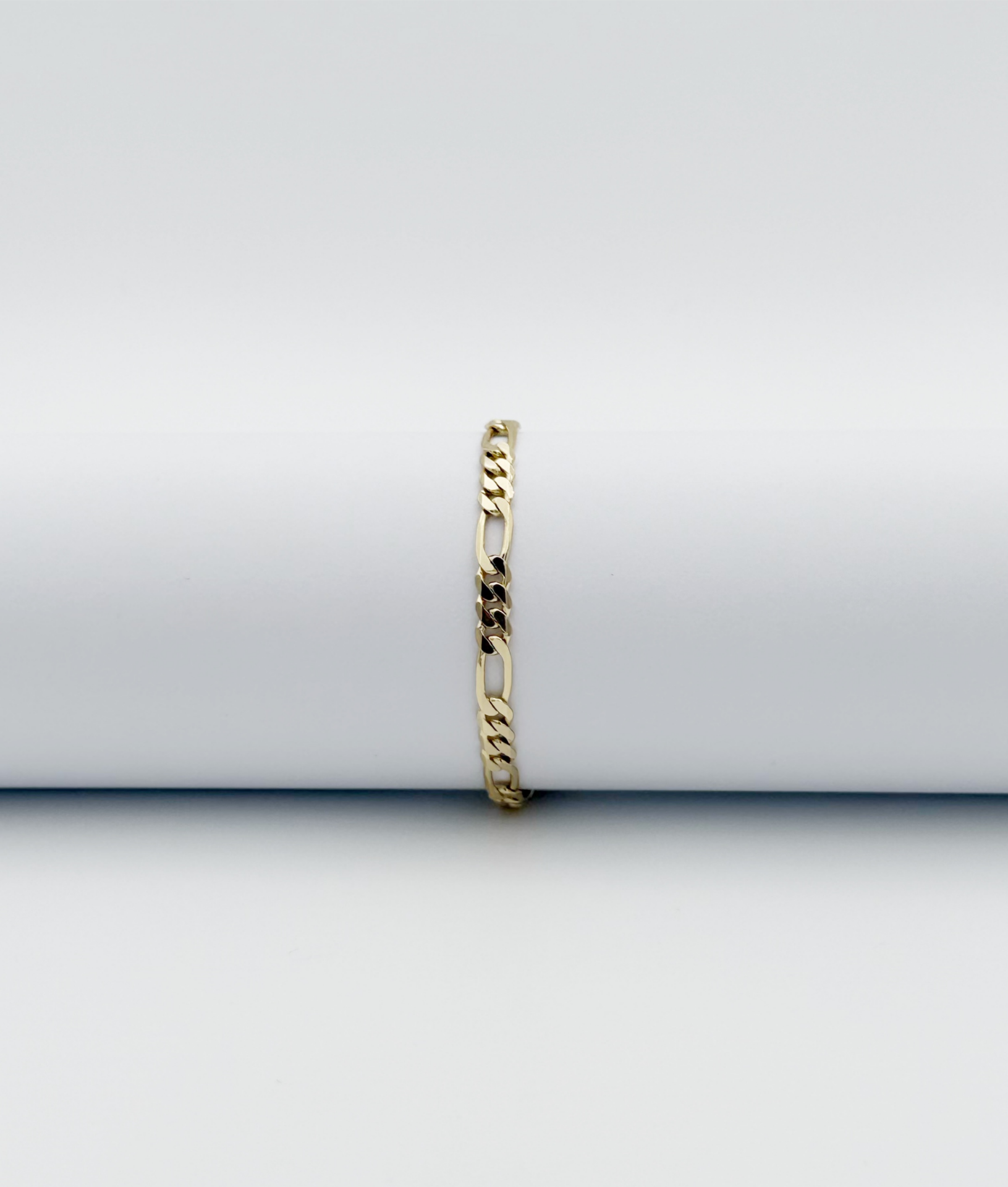 14K Gold Plated Figaro Bileklik